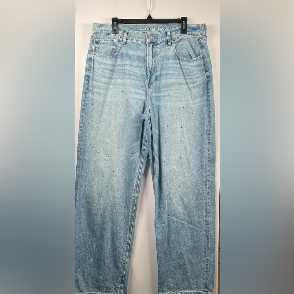 American Eagle Super High-Rise Baggy Straight Jean